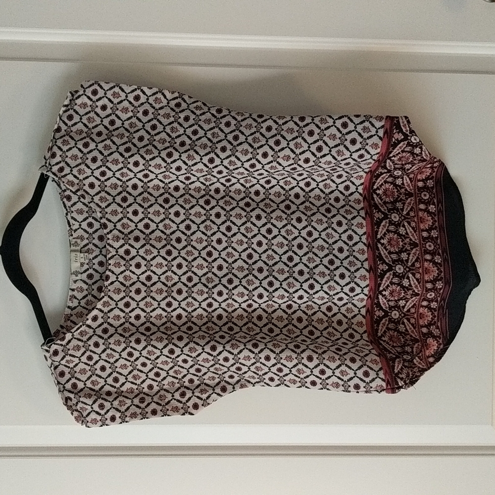 Short Sleeve Floral Size S Blouse by iris